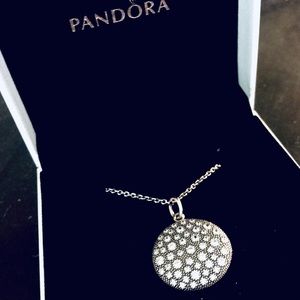 Pandora Sterling Silver Cosmic Stars Necklace